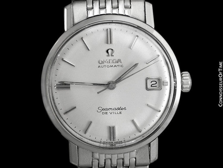 vintage omega seamaster deville stainless steel