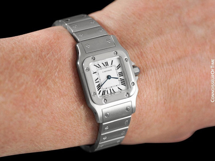 cartier santos quartz ladies