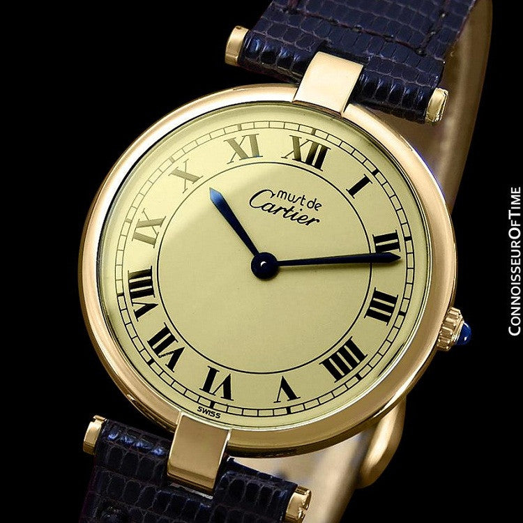 must de cartier mens watch