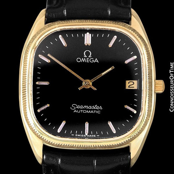 1985 Omega Vintage Seamaster Mens Watch, Ultra Thin Automatic, Date ...