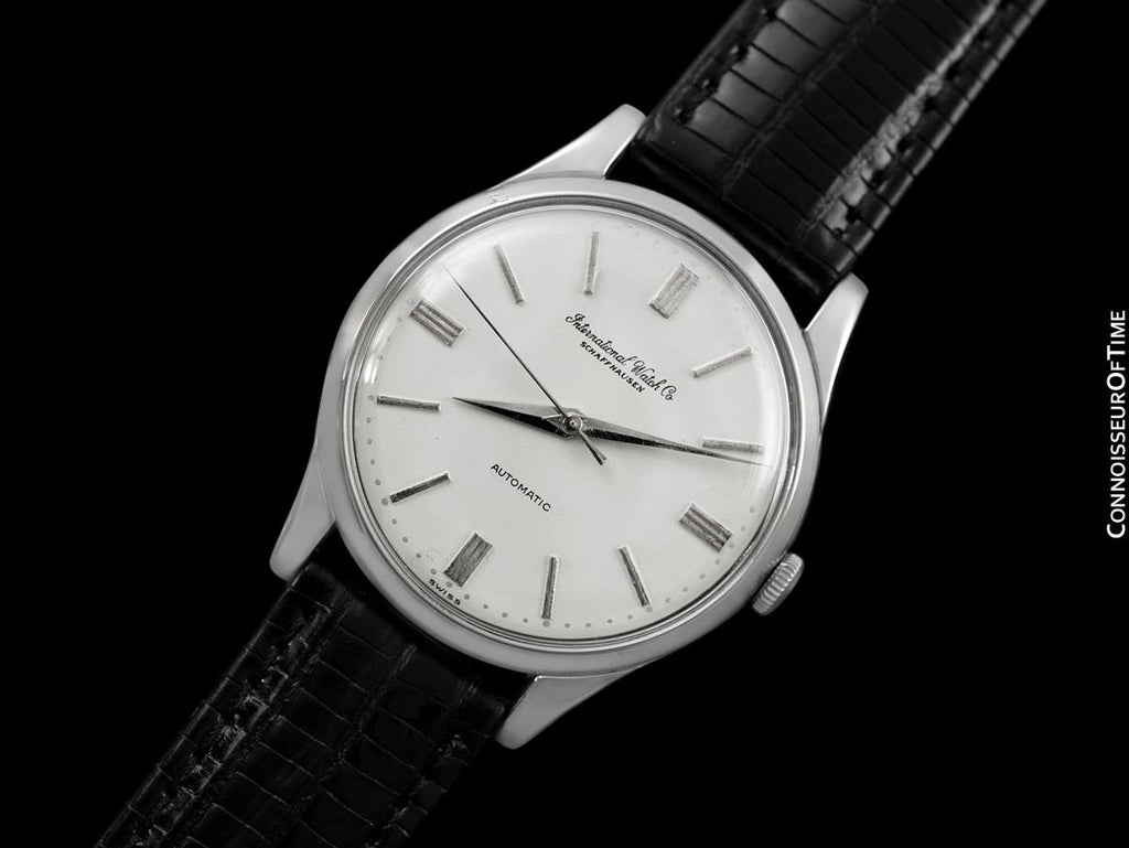 1959 IWC Vintage Mens Watch, Cal. 853 Automatic - Stainless Steel ...