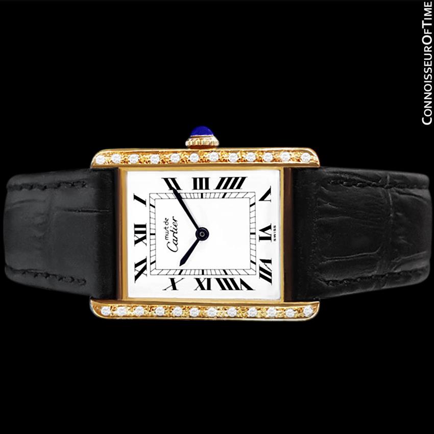 cartier watch mens diamond