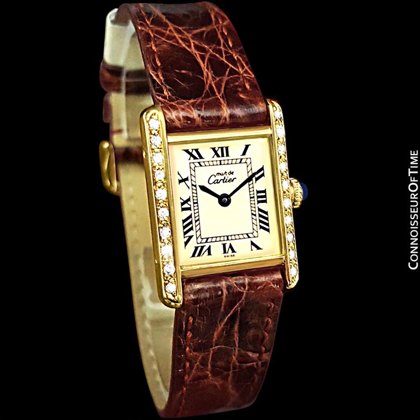 Cartier Vintage Ladies Tank Mechanical 