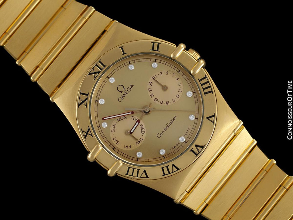 omega constellation day date quartz