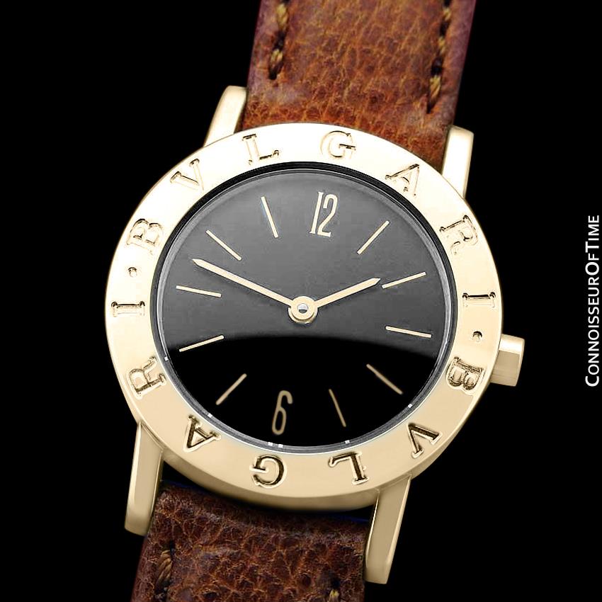 bvlgari solid gold watch