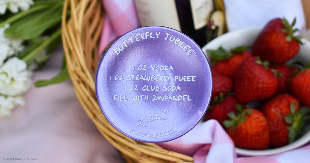 Butterfly Jubilee Glass Recipe