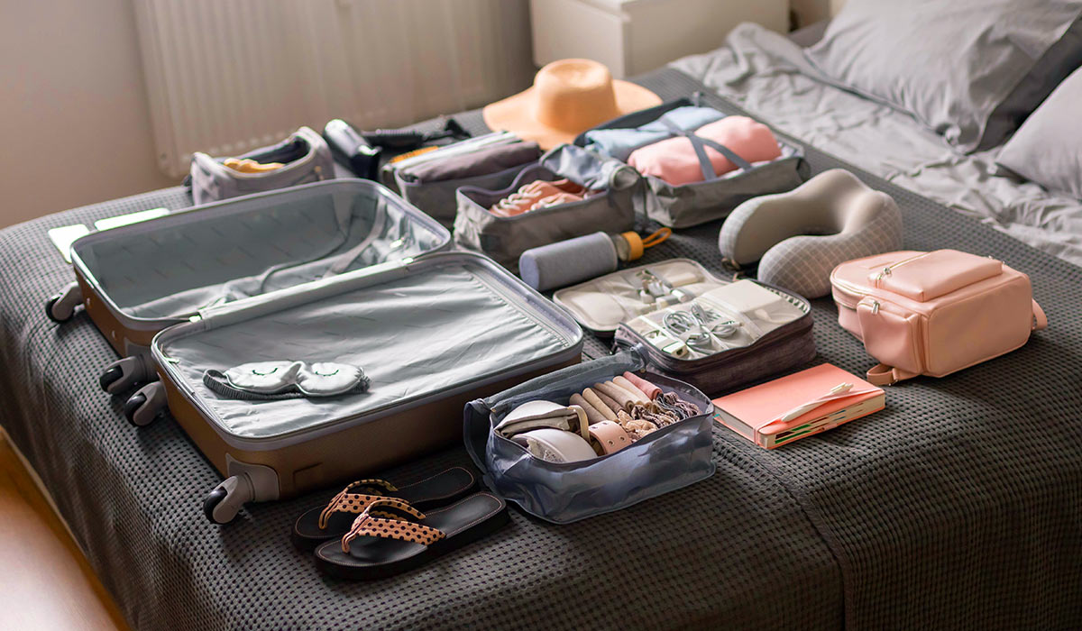 Packing luggage