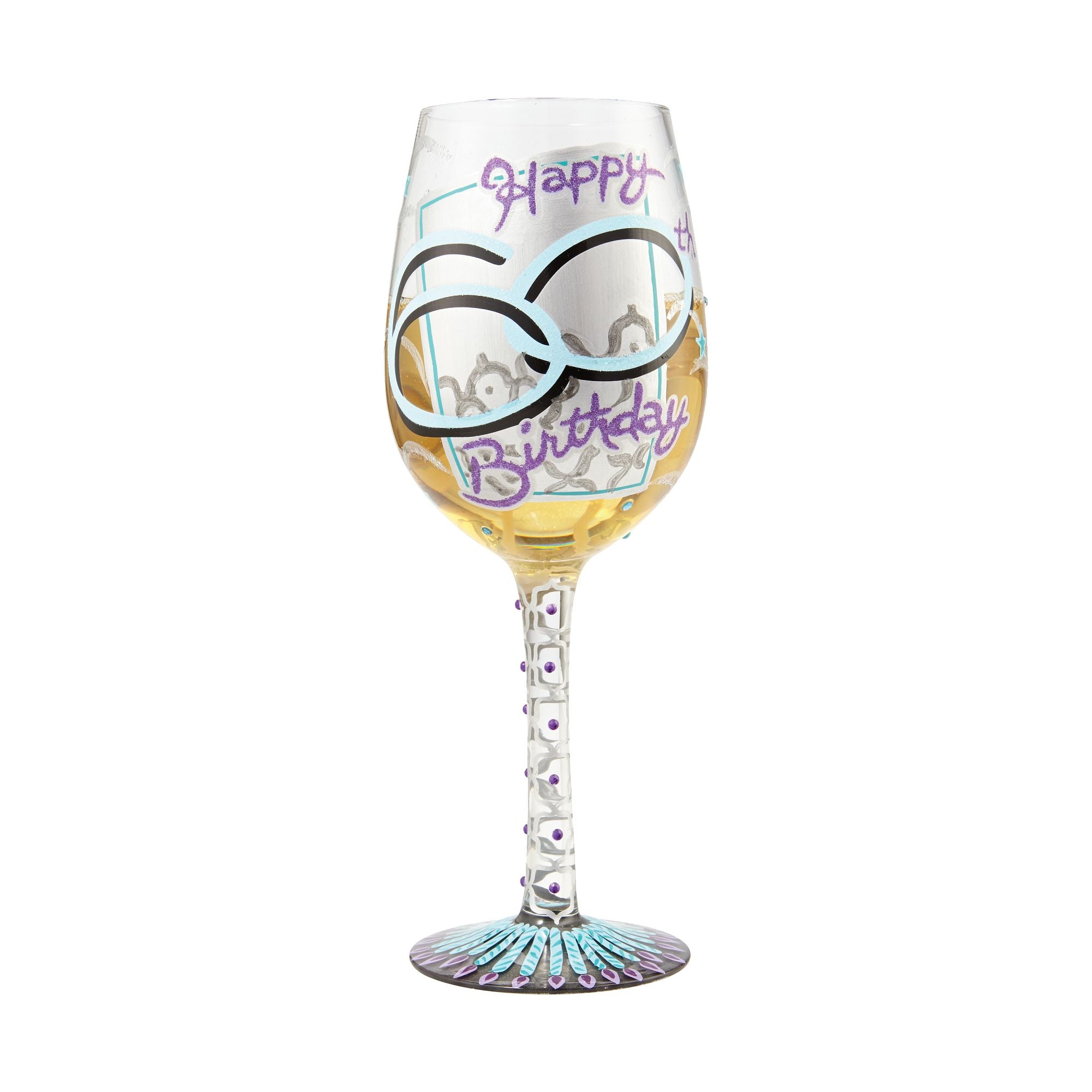 birthday wine glasses