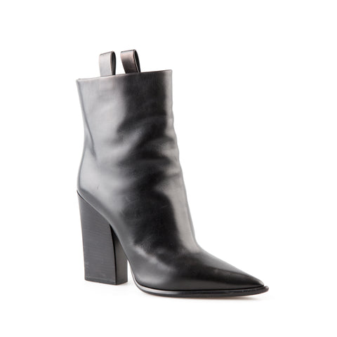 celine leather ankle boots