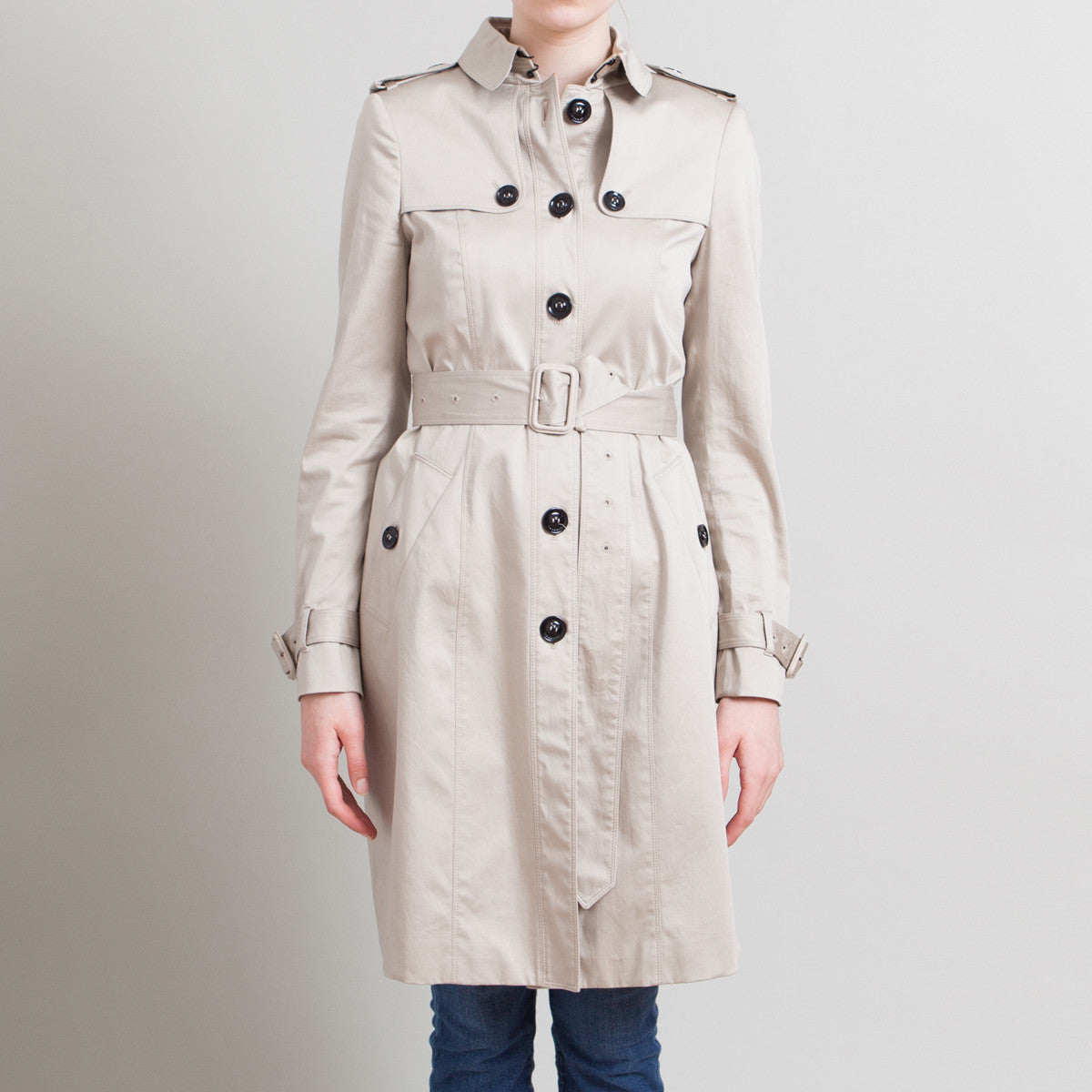 burberry pleated trench coat