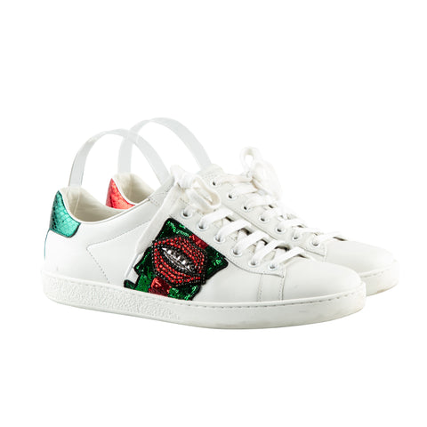 gucci ace sneakers lips