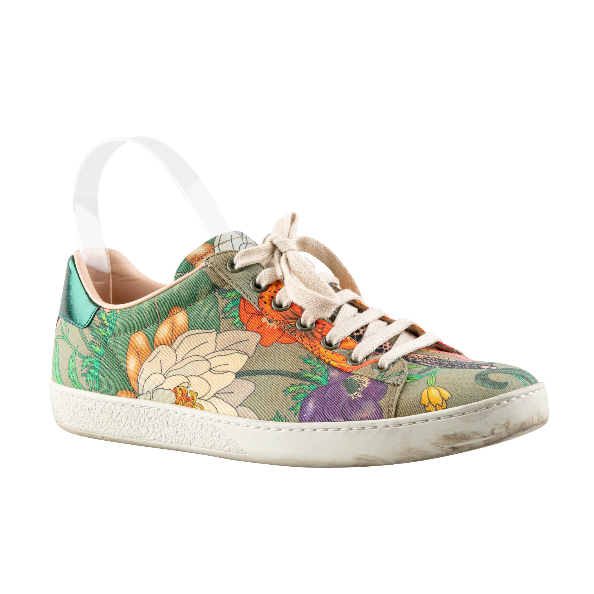 gucci flora sneakers
