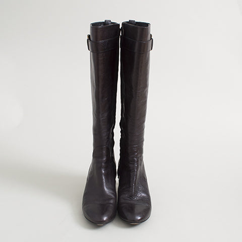 burberry knee boots