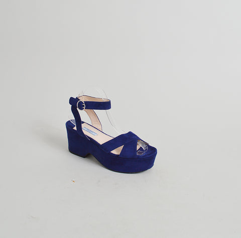 prada suede platform sandal