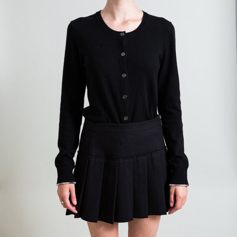 burberry black skirt