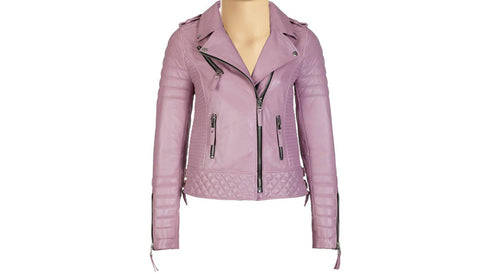 Pink Leather Jacket