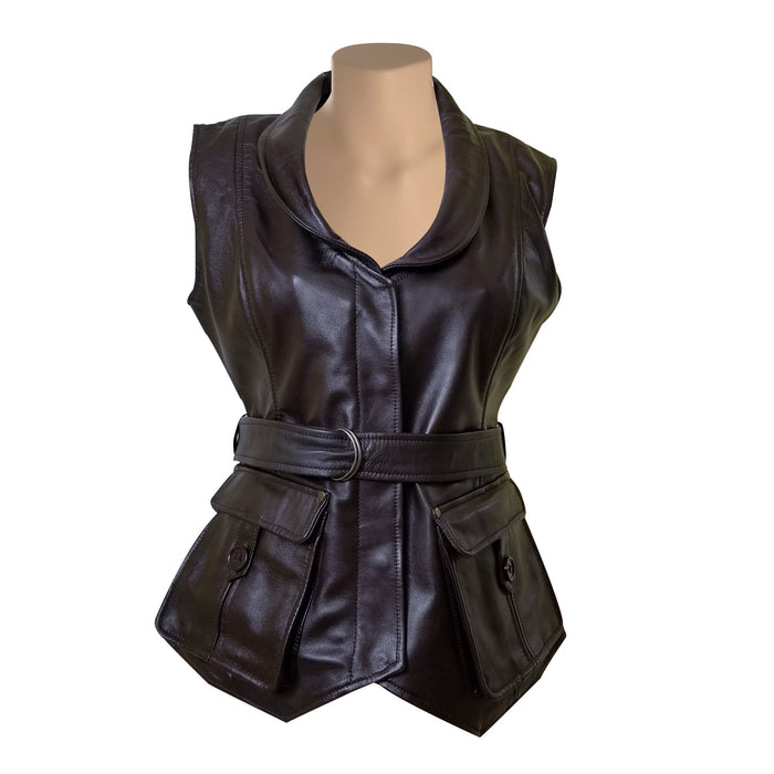 Women's Leather Vest - Buy Leather Vests Online | Lusso Leather
