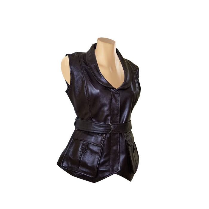 Women's Leather Vest - Buy Leather Vests Online | Lusso Leather