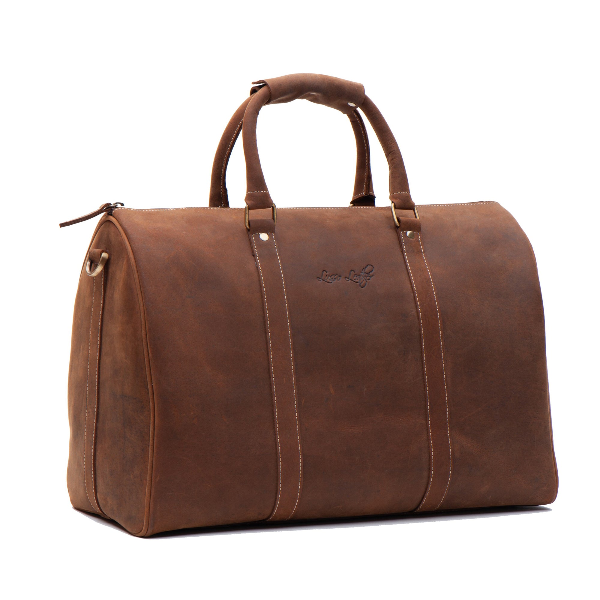 Vintage Leather Business Travel Duffel Bag – Lusso Leather