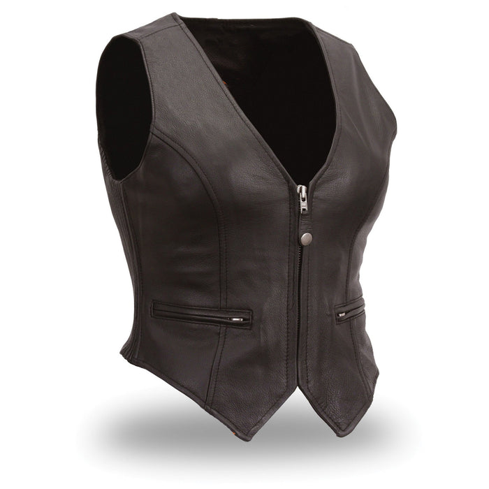 Women’s Leather Vest – Lusso Leather