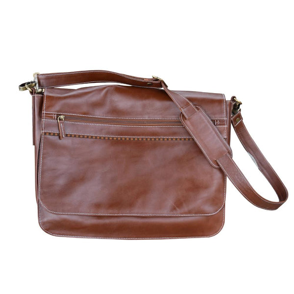 The All- inclusive Laptop and Messenger Bag – Lusso Leather