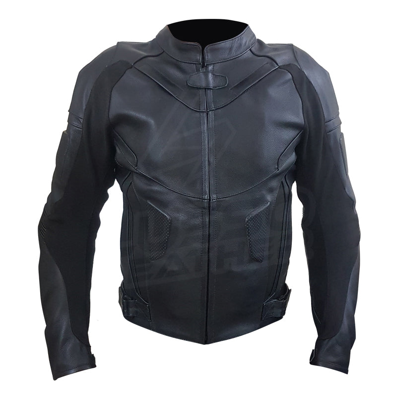 Airflow 2.0 Black Premium Leather Armored Motorcycle Jacket – Lusso Leather