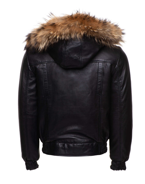 Leather Bomber Jacket - Lusso Leather