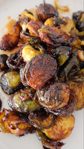 Crispy Honey Brussels Sprouts