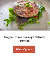 copper river sockeye salmon patties