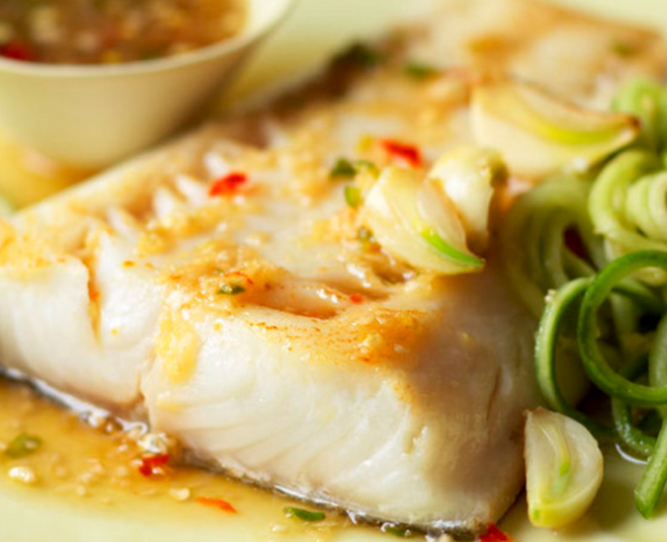 alaska sablefish with ginger lime sauce