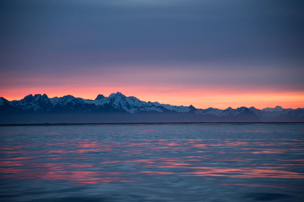 wild alaskan sunset