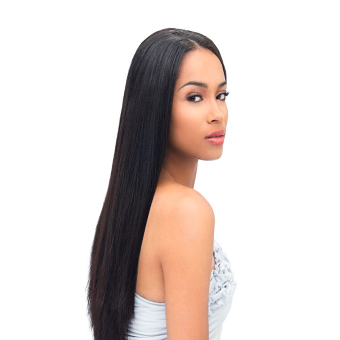 LETMESHINE Brazilian Straight Hair Weave Human Hair 1 Bundle