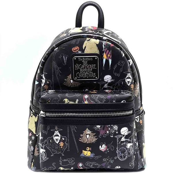 Loungefly X Nightmare Before Christmas Character Mini Backpack | All Nerd