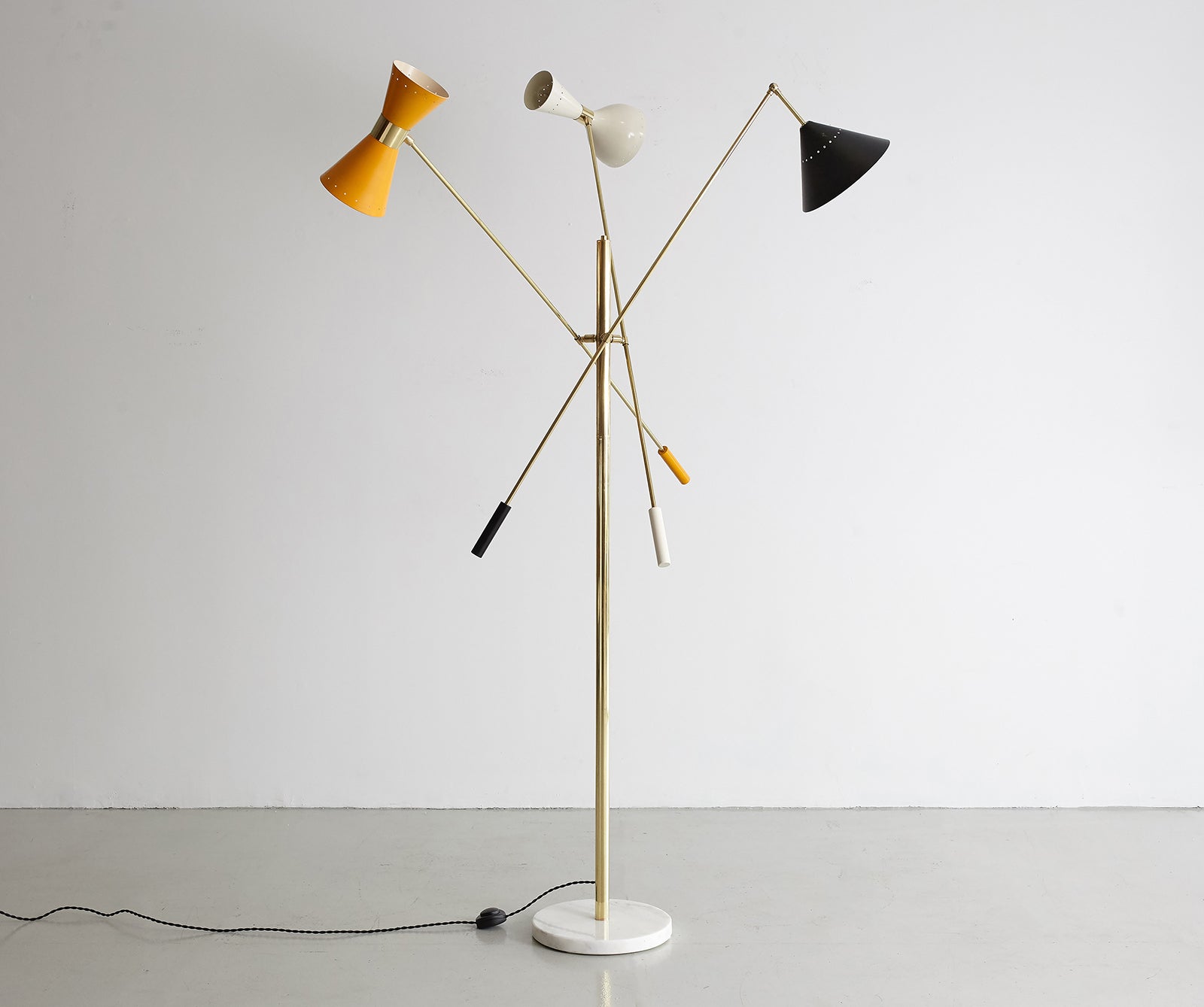 orange floor lamp