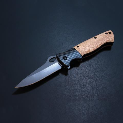 Tekto-Gear-Lima-Carbon-Fiber-Wood-Folding-Knife