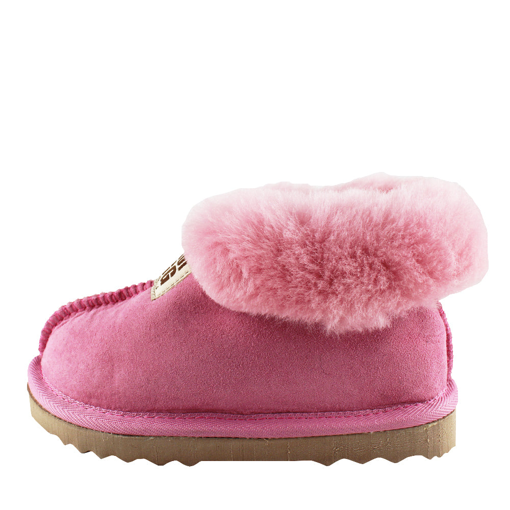 BONDI UGG KIDS Wool Collar Sheepskin 