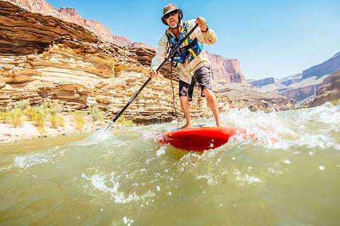 paddle boarding on the Colorado River