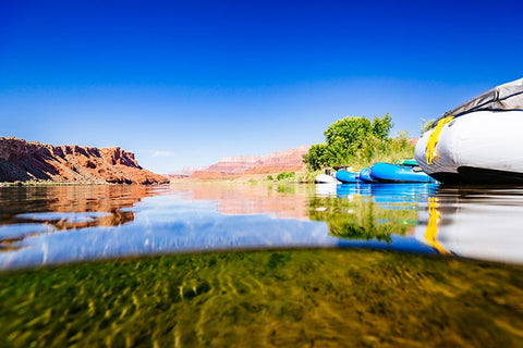 Rafts on the Colorado River