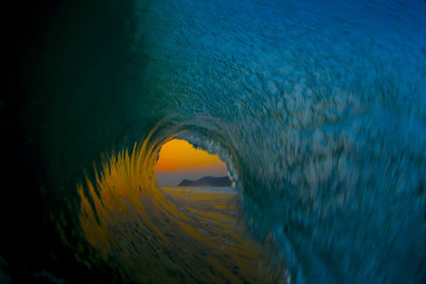 Barrel of a wave in Nicaragua shot by Ben Hicks