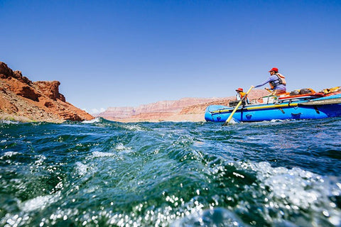 rafters on the Colorado River