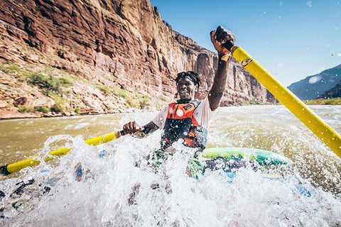 Rafter on the Colorado River