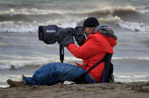 Dave Sandford on location with his AquaTech gear
