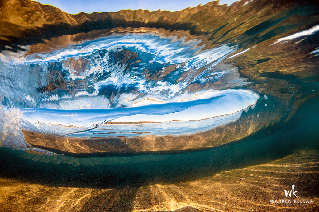 Tigers Eye underwater shot by Warren Keelan