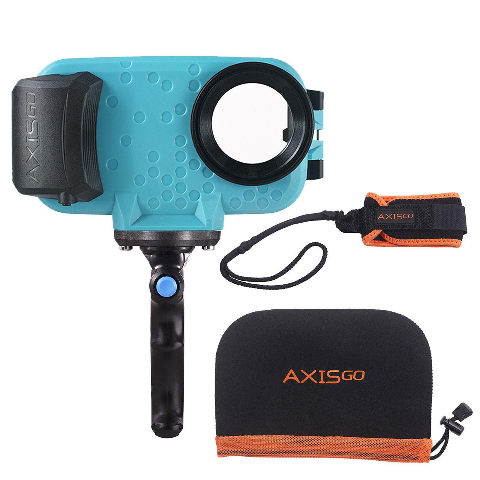 Neerduwen rotatie diagonaal AxisGO iPhone 13/14 Action Kit - AquaTech Imaging Solutions