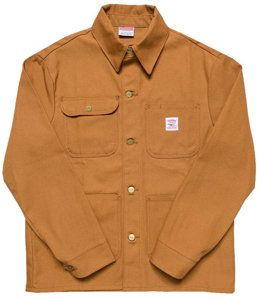 Pointer Brand Brown Duck Chore Coat 