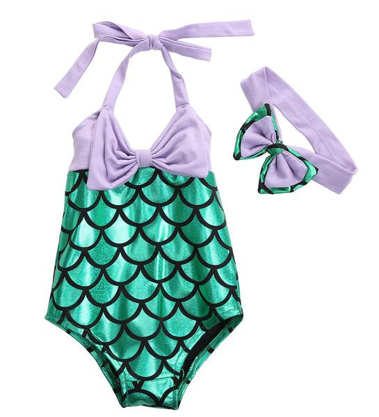 mermaid bathing suit baby