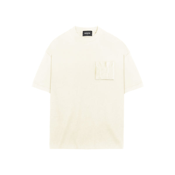 Essential Oversized Pocket T-Shirt - White | Destructive