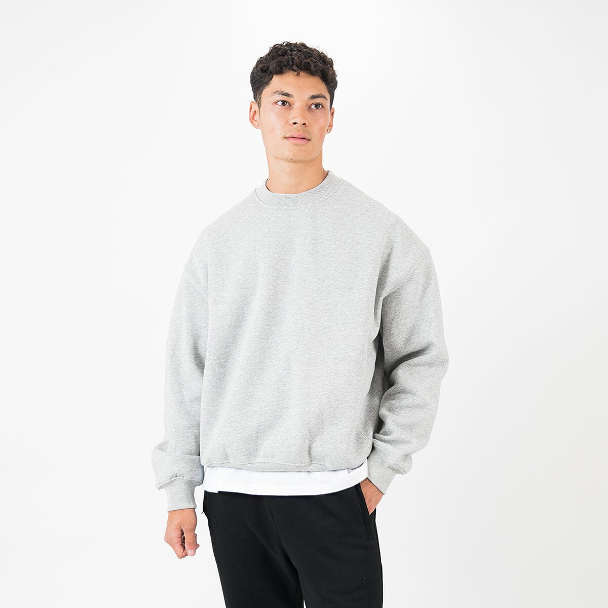 Sweatshirt - Marl Grey