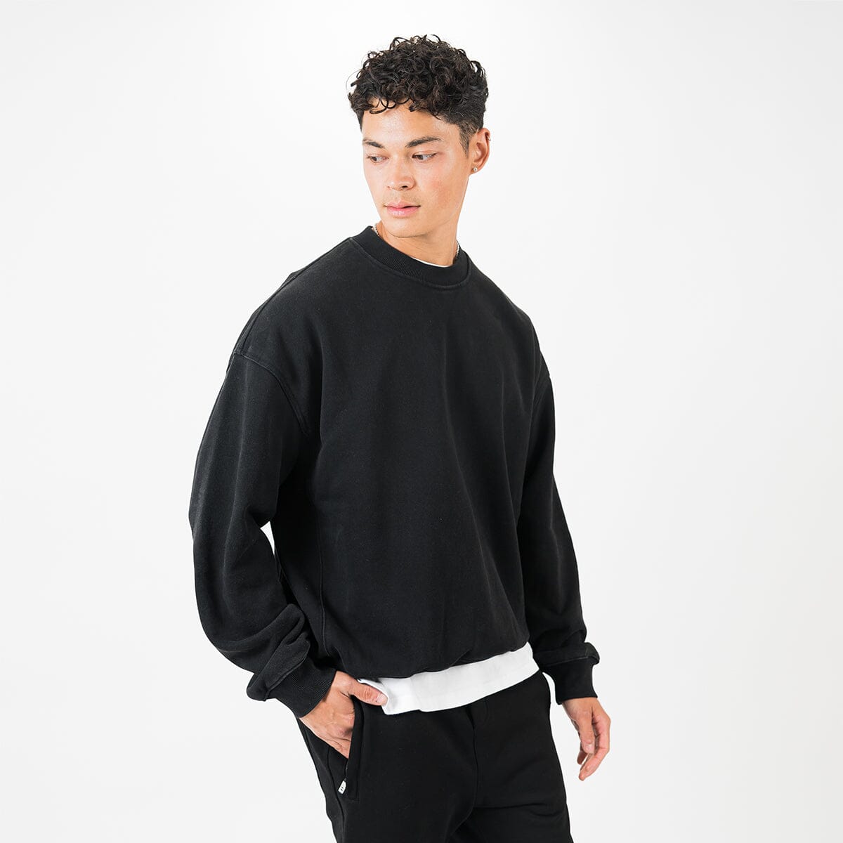 Sweatshirt - Washed Black