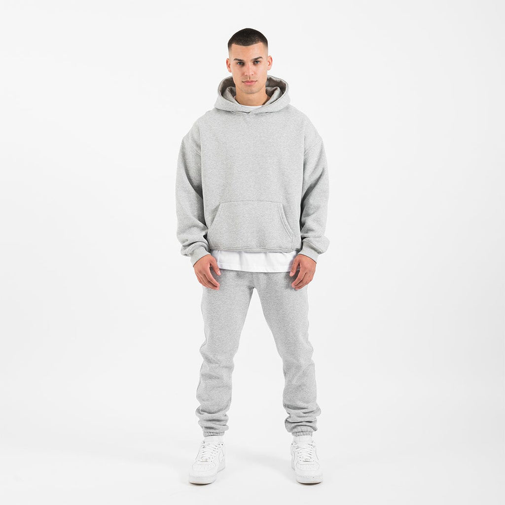 Hoodie - Marl Grey – Destructive